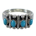 Sterling Silver Turquoise Ring Size 8-3/4 RX60644